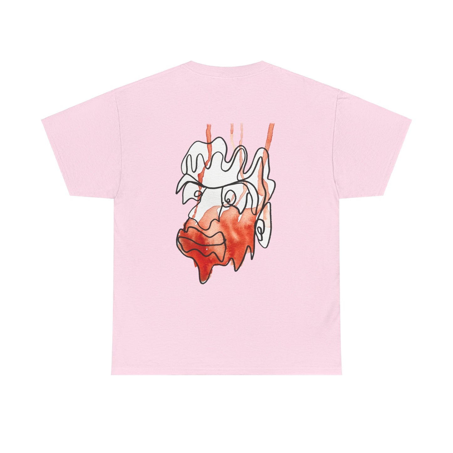 Amazed - Unisex Heavy Cotton Tee: Comfort & Style - DANA Shop - T-Shirt - Light Pink - S - Casual to Semi-Formal Tee