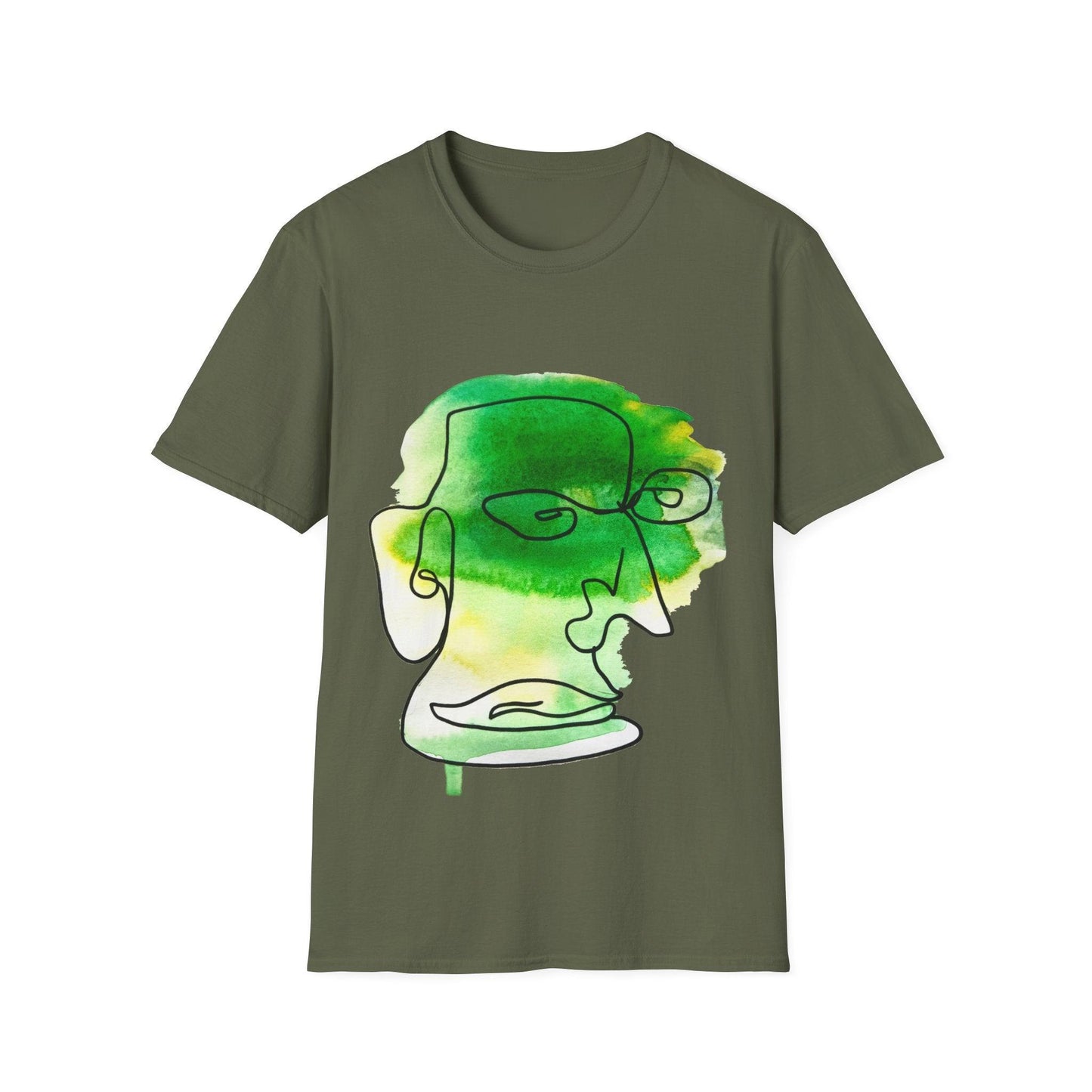 Better Vision - Ultra-Soft Unisex Cotton T-Shirt - Durable & Stylish - DANA Shop - T-Shirt - Military Green - S Casual wear