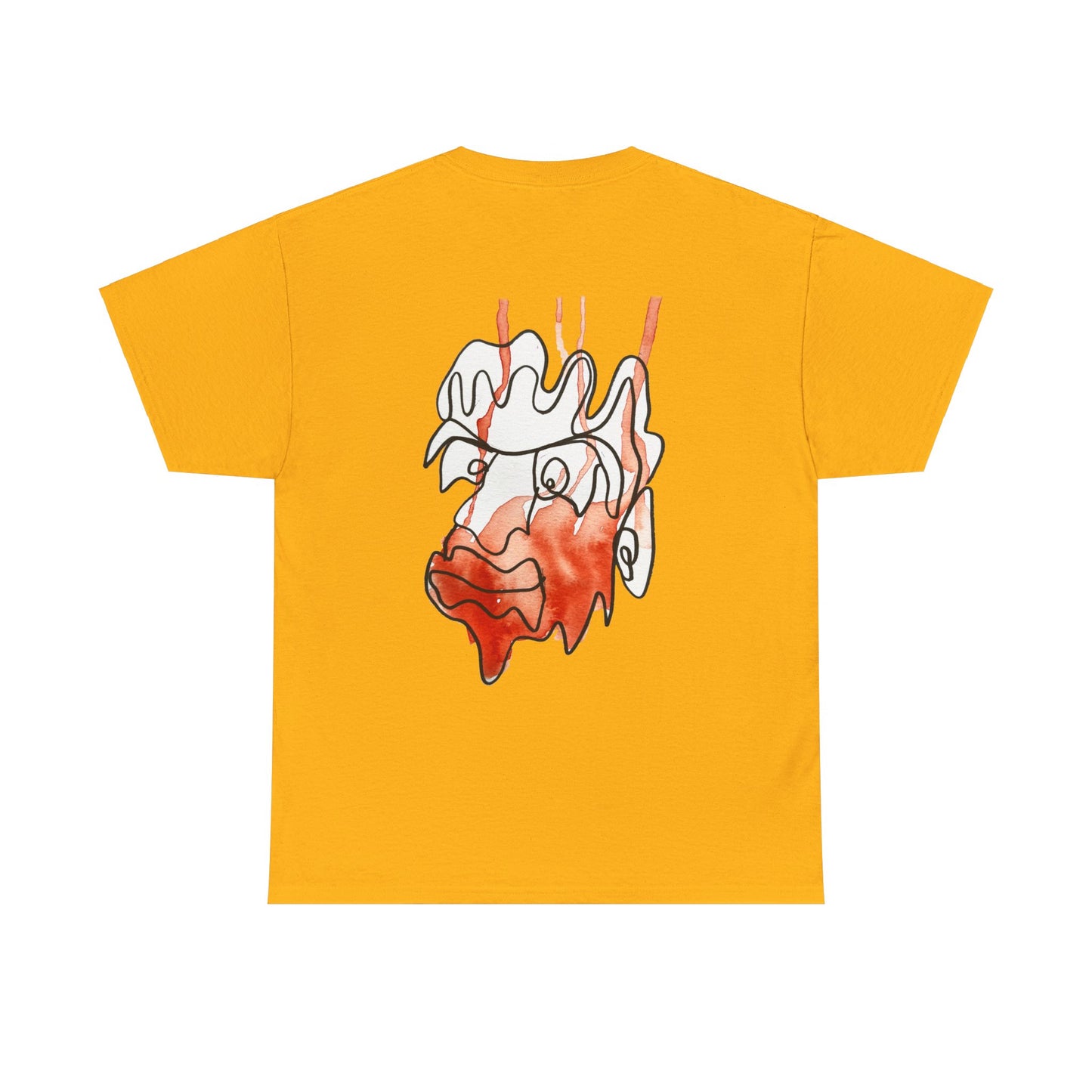 Amazed - Unisex Heavy Cotton Tee: Comfort & Style - DANA Shop - T-Shirt - Gold - S - Casual to Semi-Formal Tee