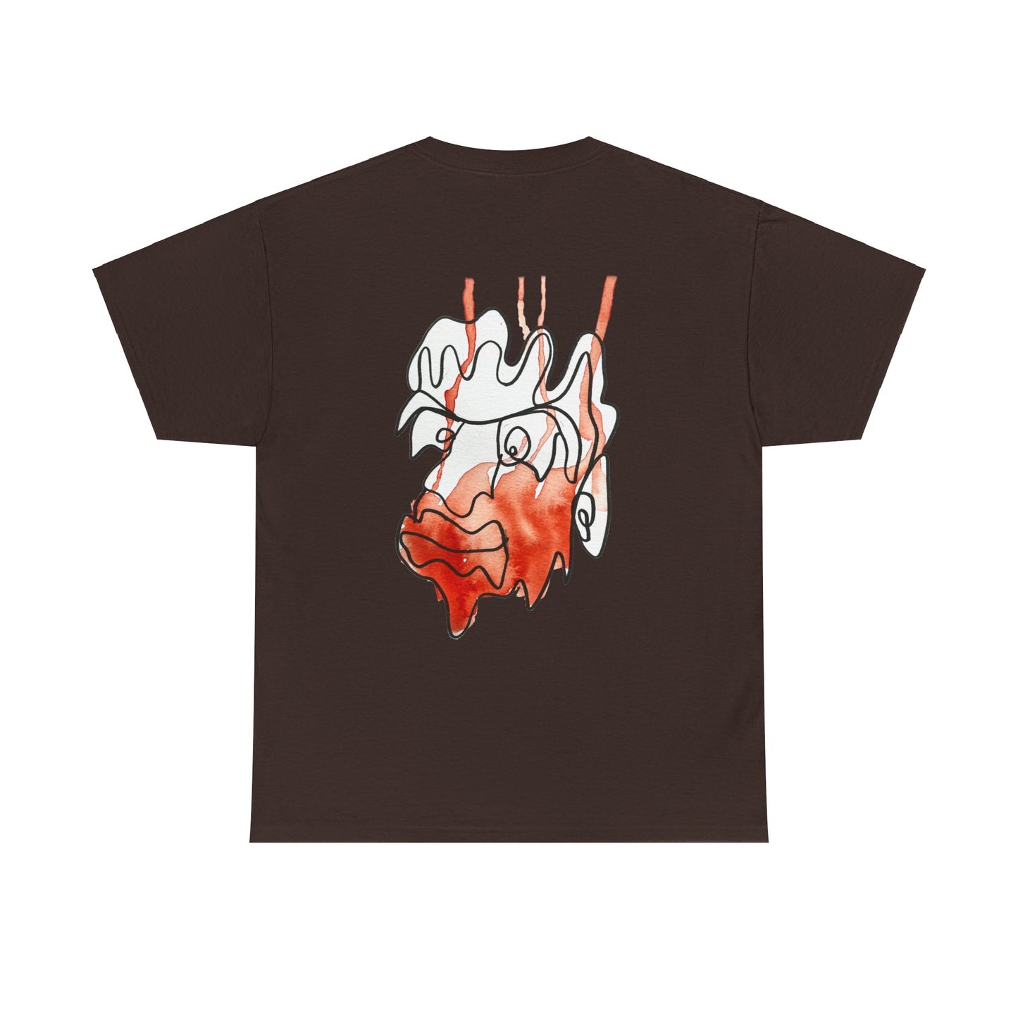 Amazed - Unisex Heavy Cotton Tee: Comfort & Style - DANA Shop - T-Shirt - Dark Chocolate - S - Casual to Semi-Formal Tee