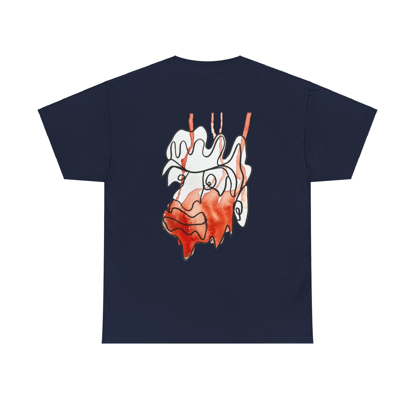 Amazed - Unisex Heavy Cotton Tee: Comfort & Style - DANA Shop - T-Shirt - Navy - S - Casual to Semi-Formal Tee