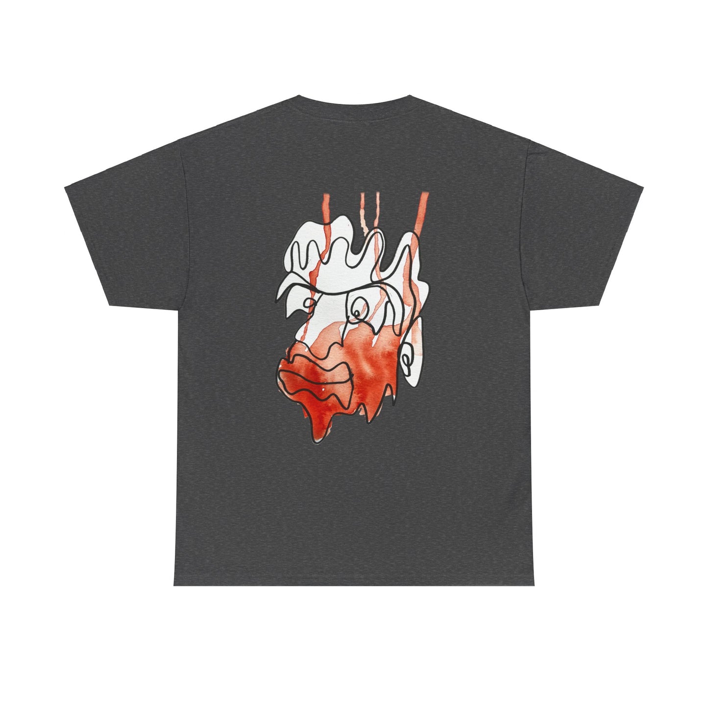 Amazed - Unisex Heavy Cotton Tee: Comfort & Style - DANA Shop - T-Shirt - Dark Heather - S - Casual to Semi-Formal Tee