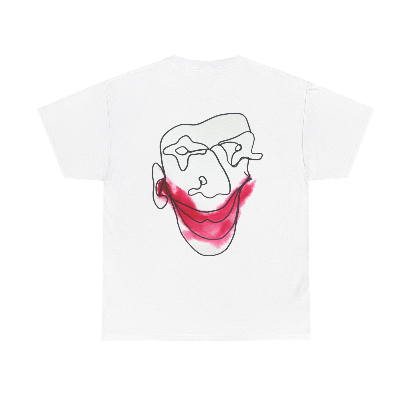 Let's Laugh - Heavy Cotton T-shirt - DANA Shop - T-Shirt - White - S Crew neck - DTG - Men's Clothing
