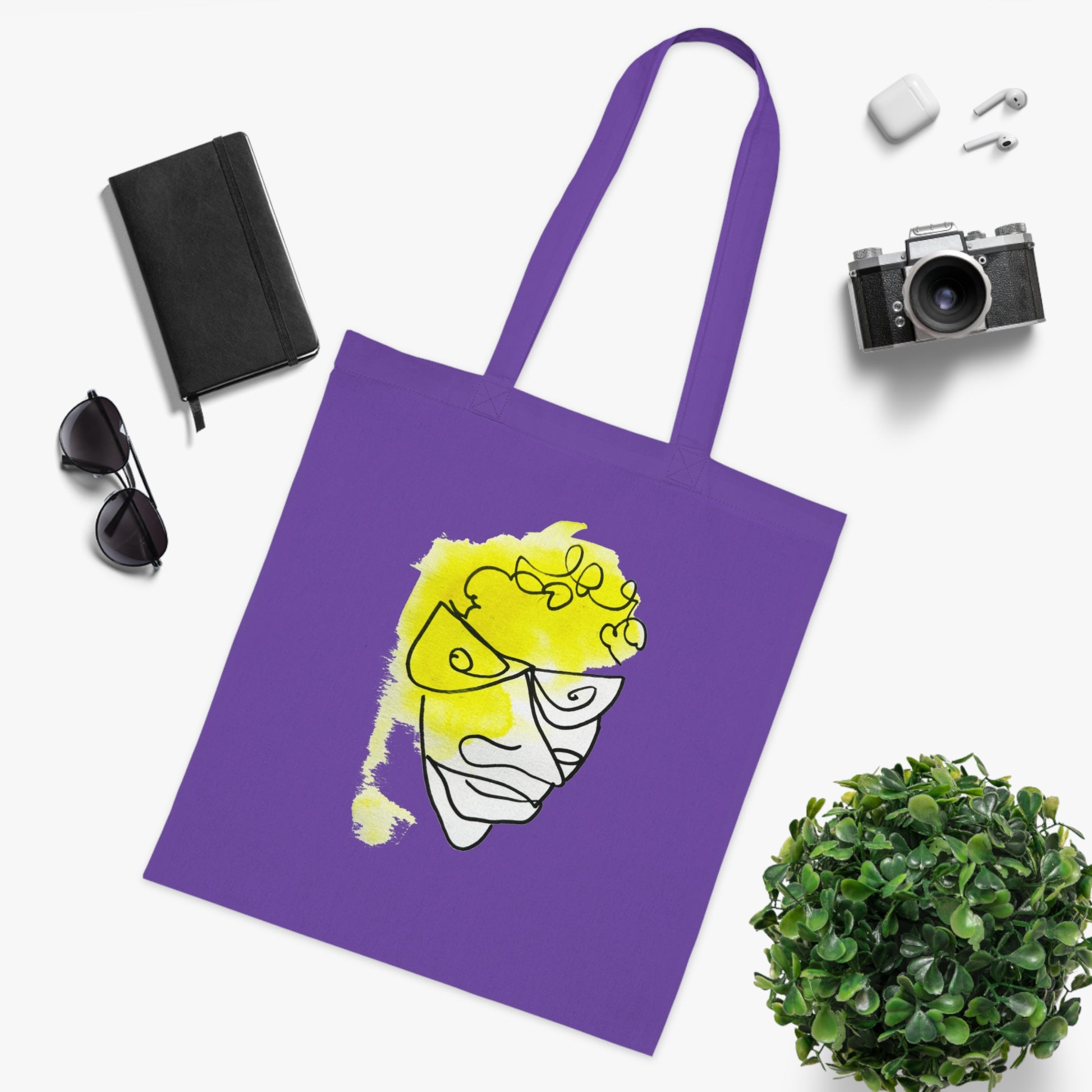 Mindful - Versatile 100% Cotton Tote: Vibrant Colors, Light & Practical - DANA Shop