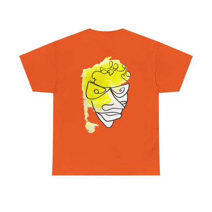 Mindful - Unisex Heavy Cotton Tee: Comfort & Style - DANA Shop - T-Shirt - Orange - S 100% US Cotton - Casual Wear