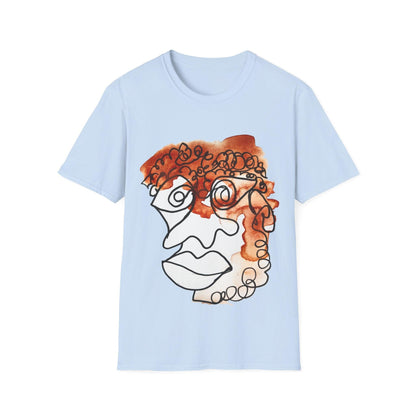 Doleful - Ultra-Soft Unisex Cotton T-Shirt - Durable & Stylish - DANA Shop - T-Shirt - Light Blue - Casual wear - Classic fit