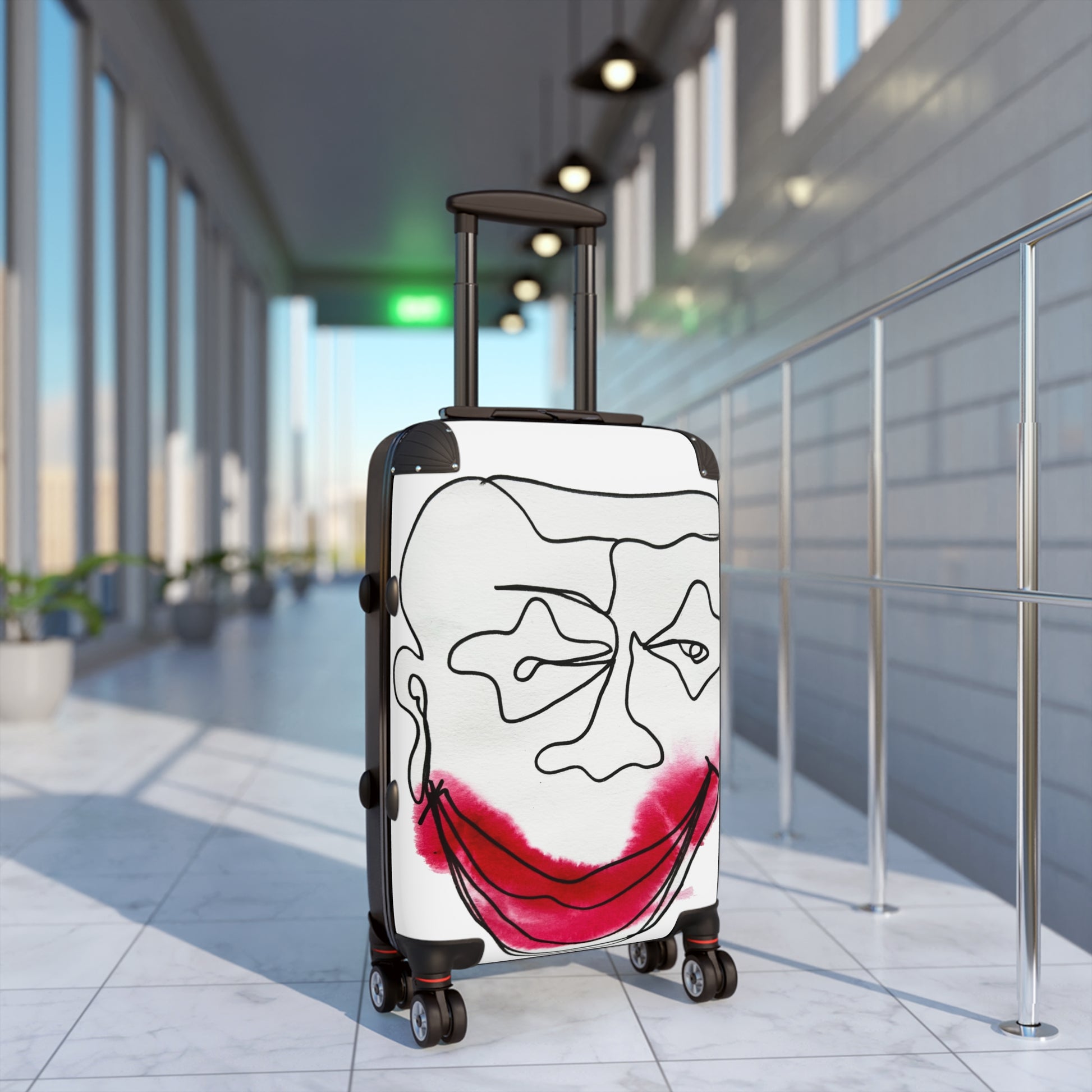 Poisonous Laugh - Stylish Travel Suitcase for All Your Needs - DANA Shop - Bags 360-degree swivel wheels - Accessories