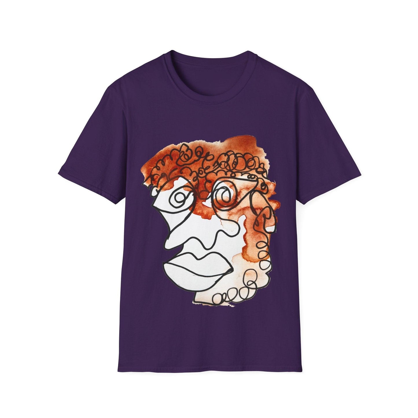 Doleful - Ultra-Soft Unisex Cotton T-Shirt - Durable & Stylish - DANA Shop - T-Shirt - Purple - S Casual wear - Classic fit