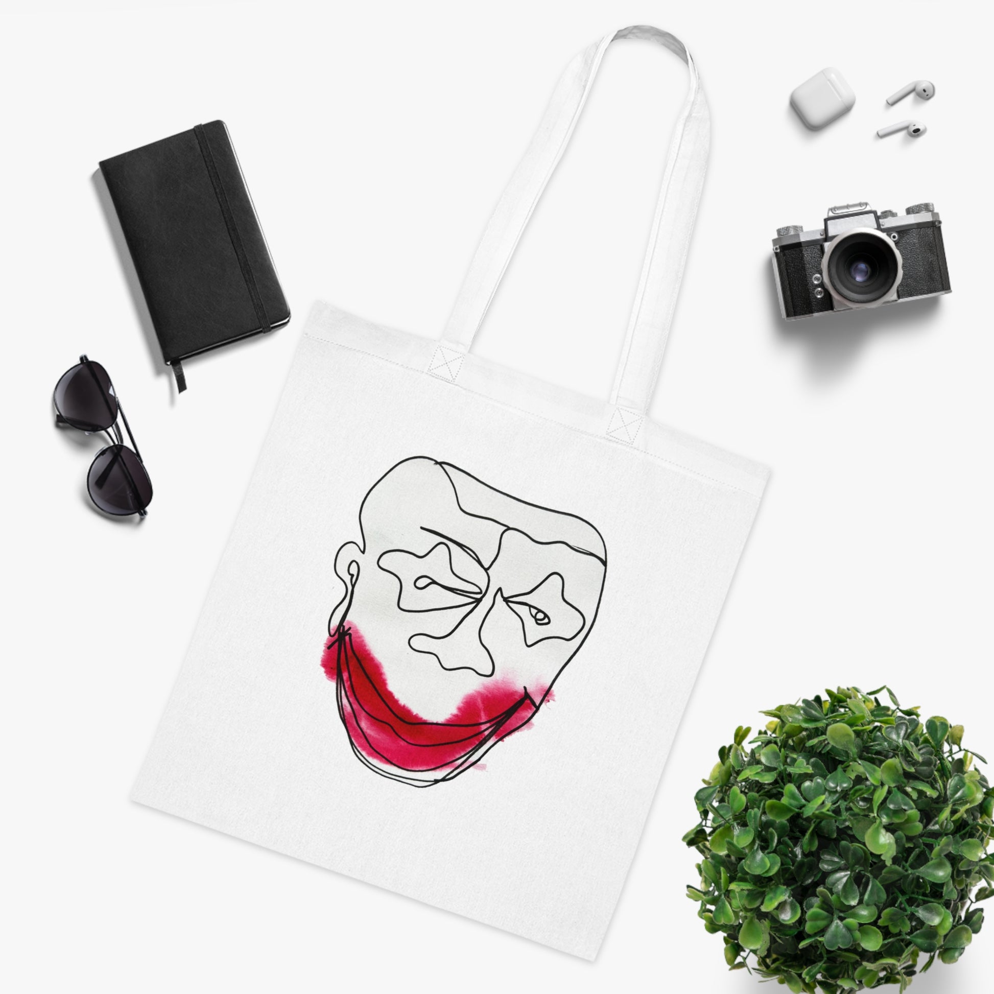 Poisonous Laugh - Versatile 100% Cotton Tote: Vibrant Colors, Light & Practical - DANA Shop