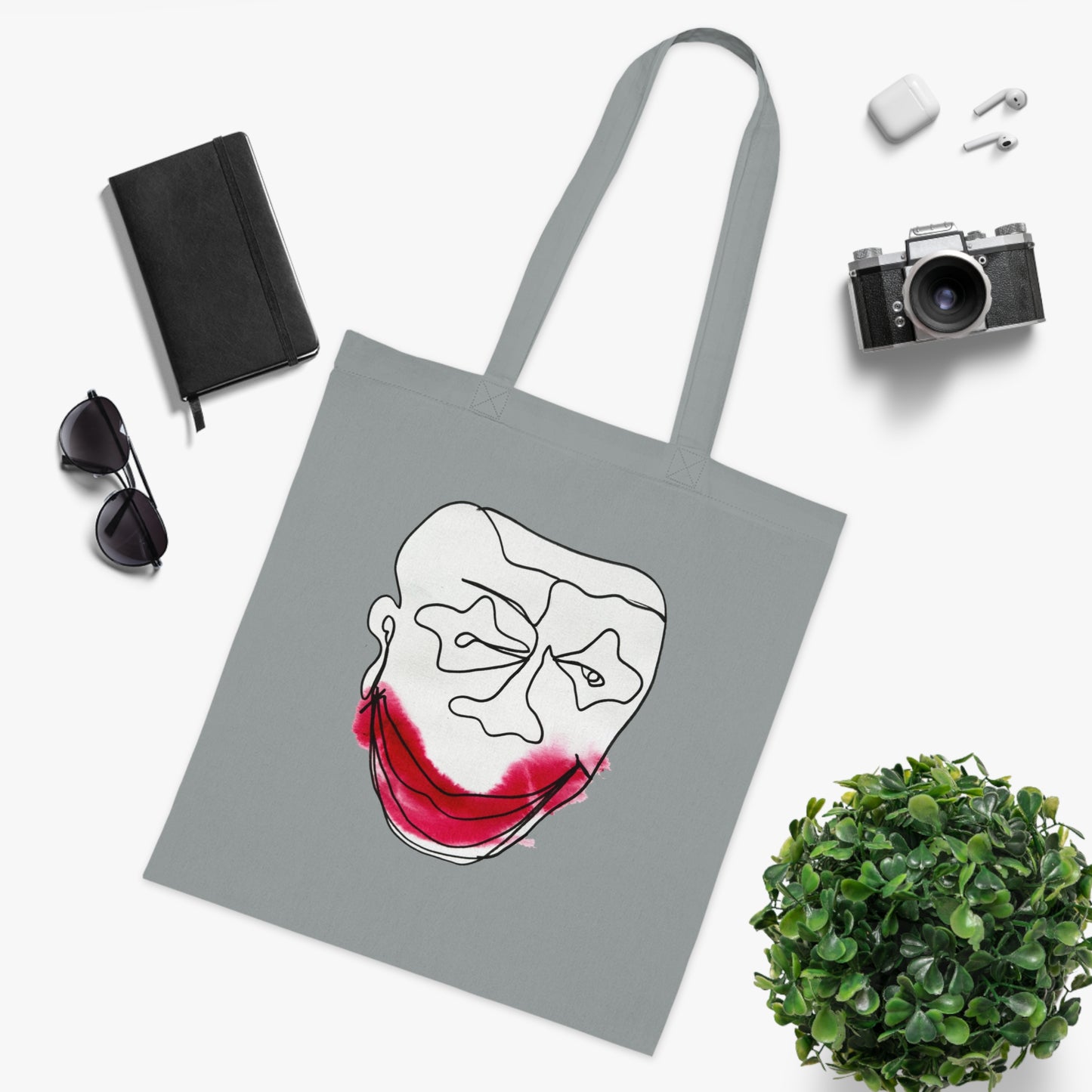 Poisonous Laugh - Versatile 100% Cotton Tote: Vibrant Colors, Light & Practical - DANA Shop