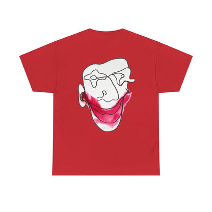 Let's Laugh - Heavy Cotton T-shirt - DANA Shop - T-Shirt - Red - S Crew neck - DTG - Men's Clothing