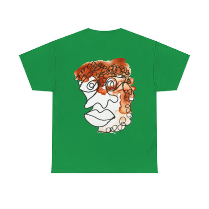 Doleful - Unisex Heavy Cotton Tee: Comfort & Style - DANA Shop - T-Shirt - Irish Green - S 100% US Cotton - Casual to Semi