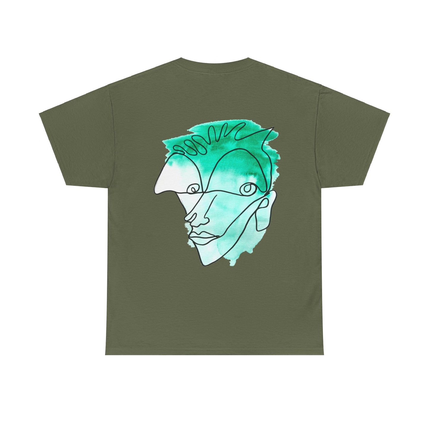 Can Be - Heavy Cotton T-shirt - DANA Shop - T-Shirt - Military Green - S Crew neck - DTG - Men's Clothing - #tag4#