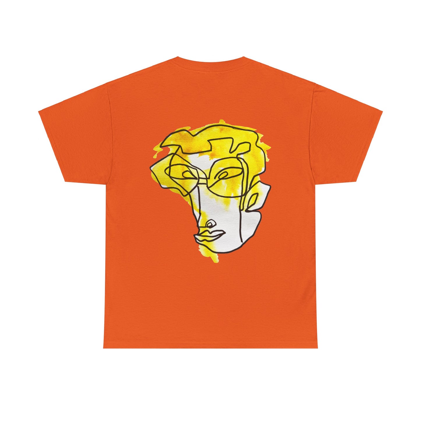 Foresight - Unisex Heavy Cotton Tee: Comfort & Style - DANA Shop - T-Shirt - Orange - S - 100% US Cotton - Casual Wear