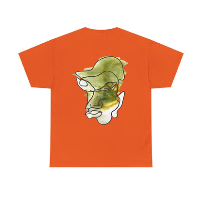 Listen - Unisex Heavy Cotton Tee: Comfort & Style - DANA Shop - T-Shirt - Orange - S 100% US Cotton - Casual Wear