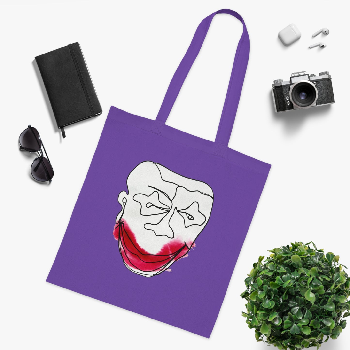 Poisonous Laugh - Versatile 100% Cotton Tote: Vibrant Colors, Light & Practical - DANA Shop