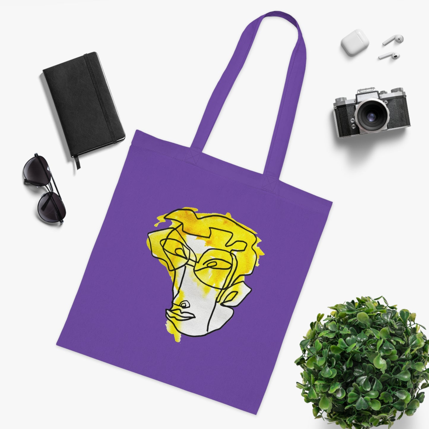 Foresight - Versatile 100% Cotton Tote: Vibrant Colors, Light & Practical - DANA Shop