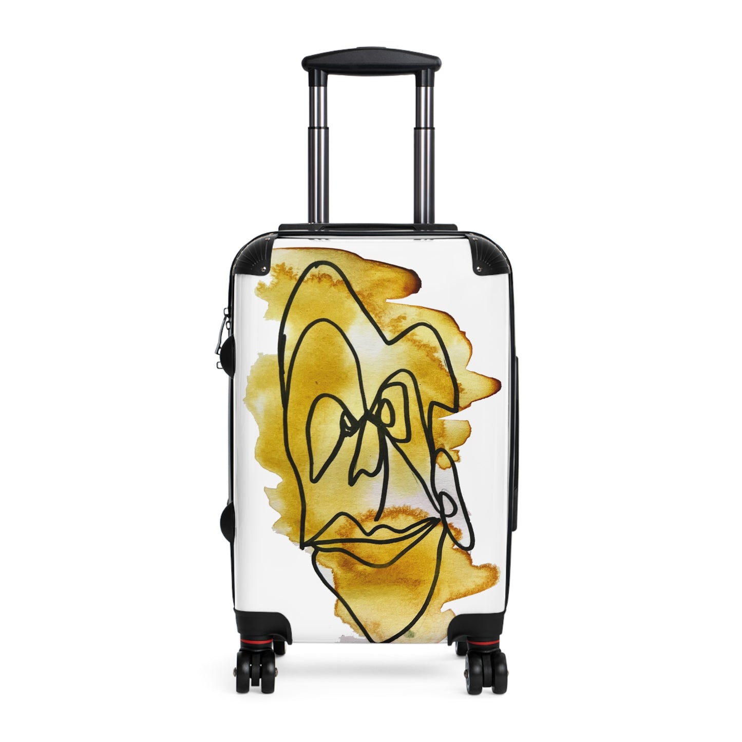 Thinking - Stylish Travel Suitcase / All Your Needs - DANA Shop - Bags - Small - Black 360-degree swivel wheels - Accessories