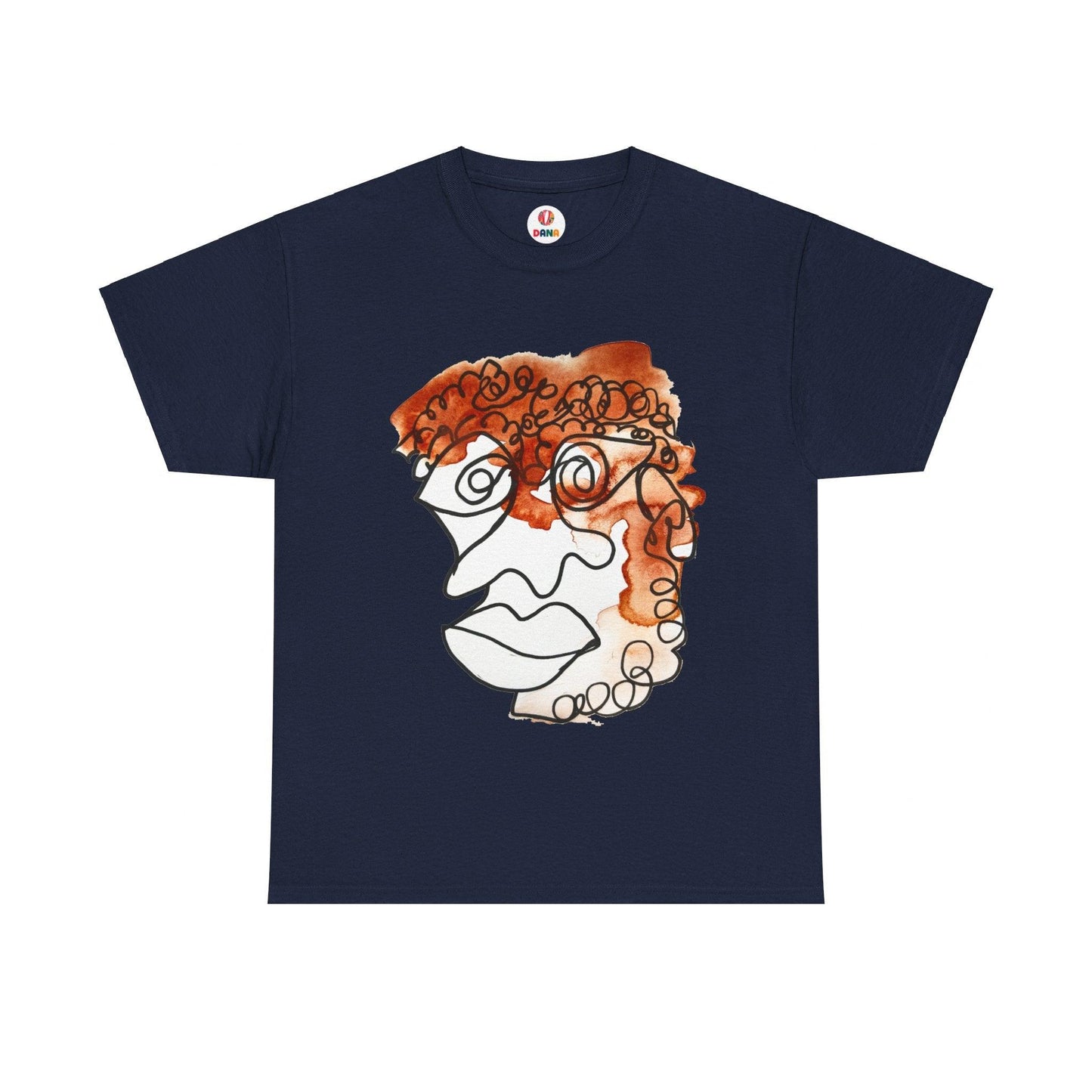 Doleful - Ultimate Comfort Unisex Cotton Tee - DANA Shop - T-Shirt - Navy - S 100% US cotton - Classic fit