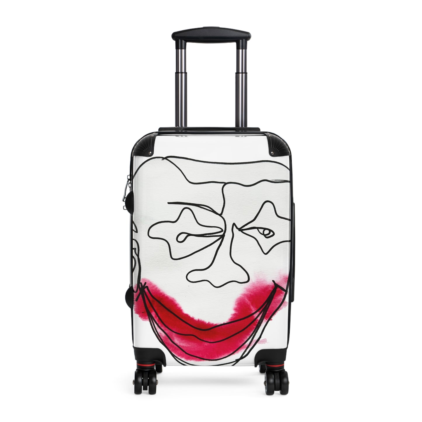 Poisonous Laugh - Stylish Travel Suitcase for All Your Needs - DANA Shop - Bags - Small - Black 360-degree swivel wheels -