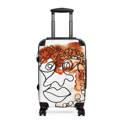 Doleful - Stylish Travel Suitcase /All Your Needs -DANA Shop- Bags - Small  Black 360-degree swivel wheels - handle suitcases