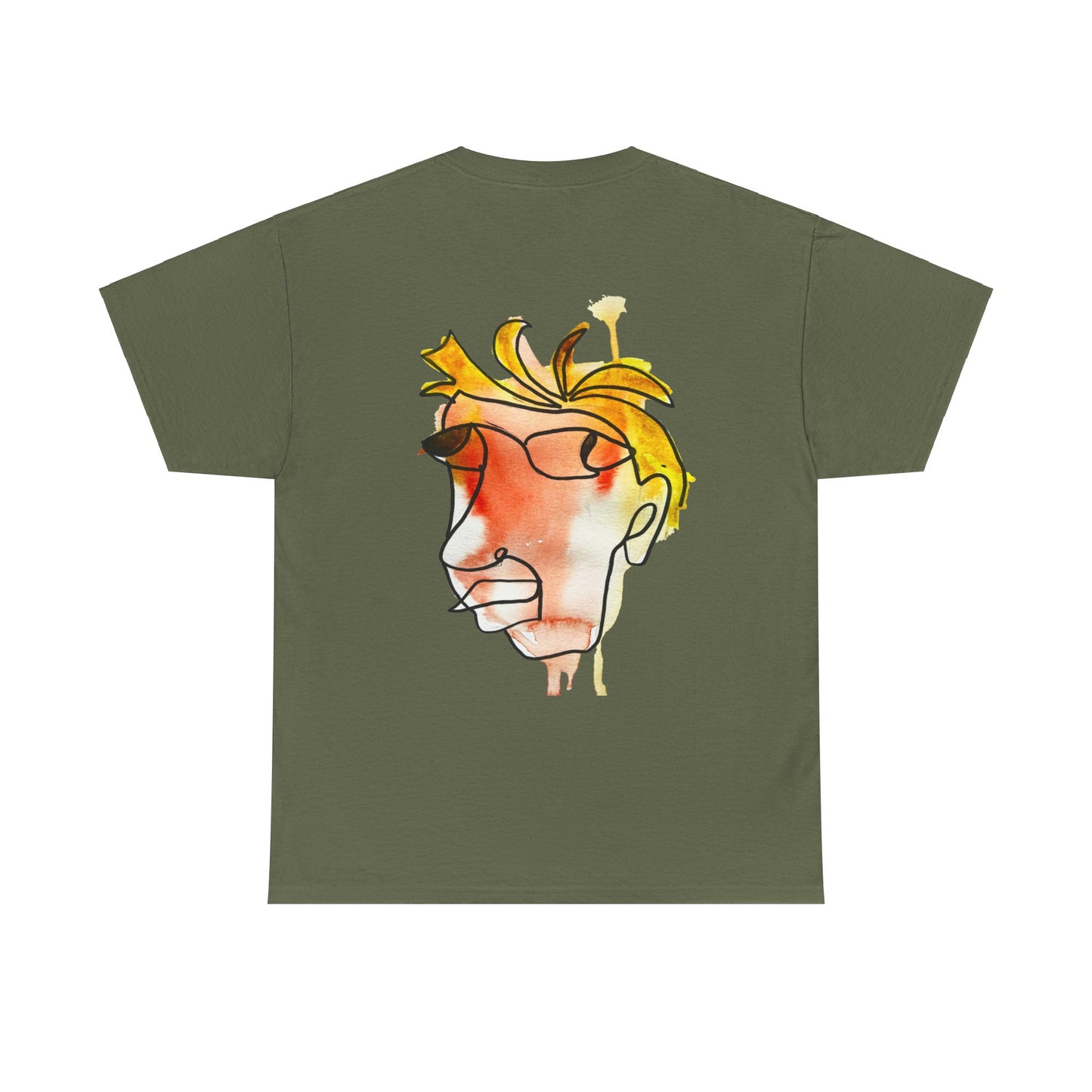 Loud - Unisex Heavy Cotton Tee: Comfort & Style - DANA Shop - T-Shirt - Military Green - S 100% US Cotton - Casual Wear