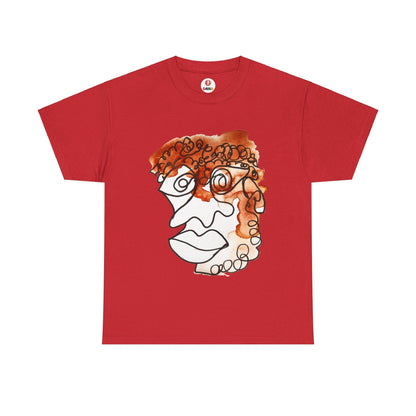 Doleful - Ultimate Comfort Unisex Cotton Tee - DANA Shop - T-Shirt - Red - S 100% US cotton - Classic fit