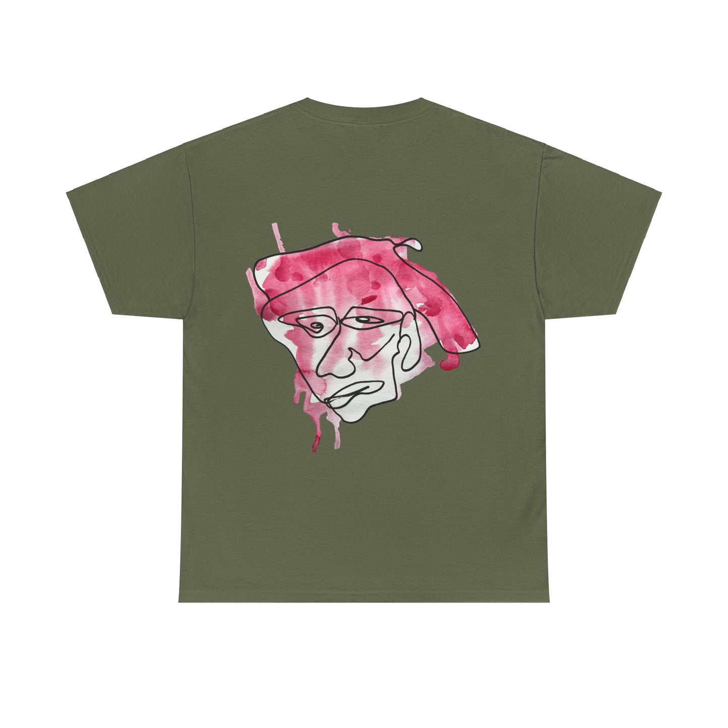 Calm Down - Heavy Cotton T-shirt - DANA Shop - T-Shirt - Military Green - S - DTG