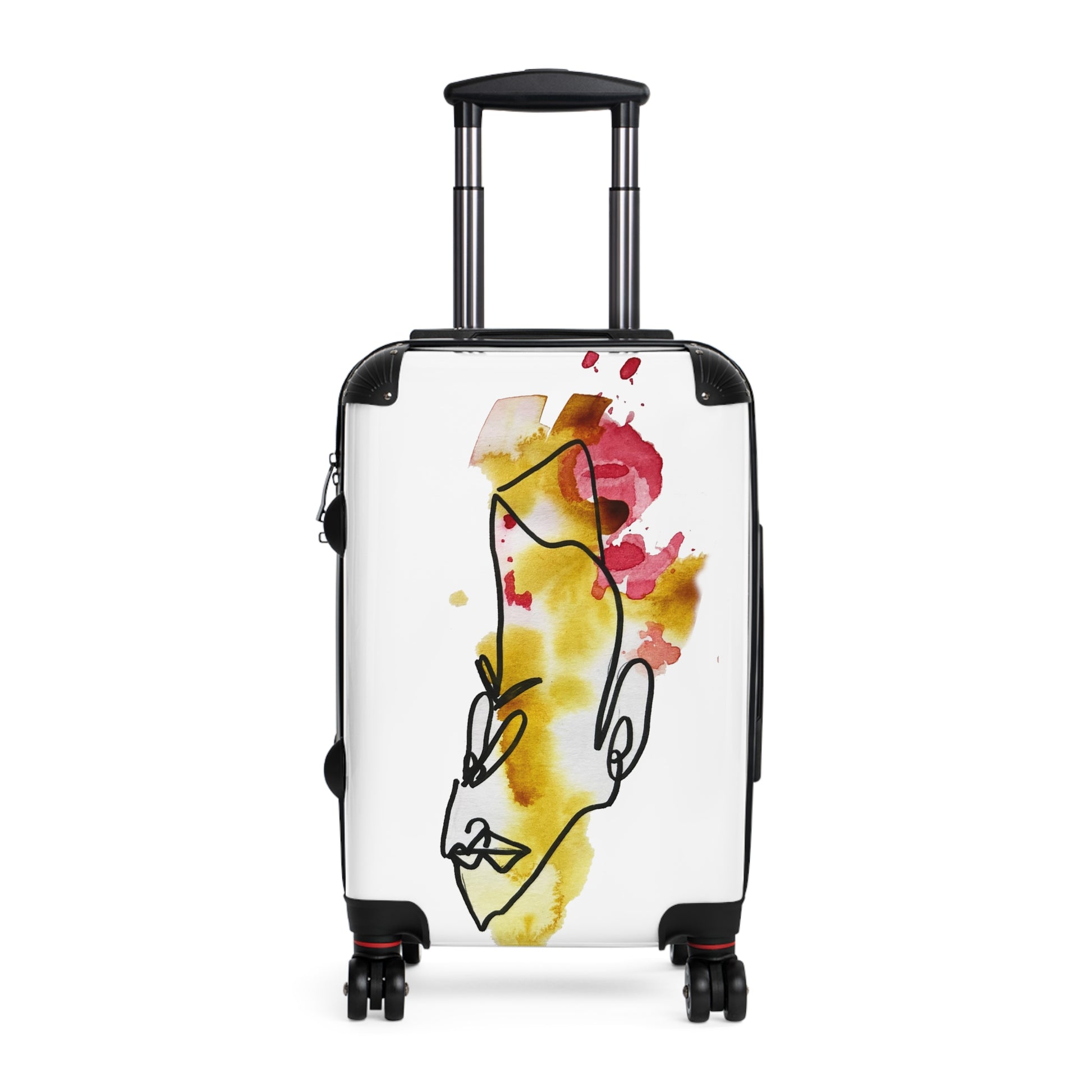 Punctilious - Stylish Travel Suitcase for All Your Needs - DANA Shop - Bags - Small - Black 360-degree swivel wheels