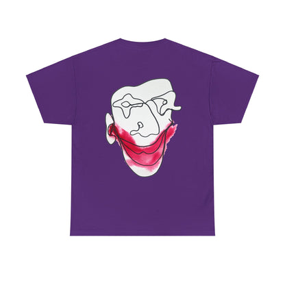 Let's Laugh - Heavy Cotton T-shirt - DANA Shop - T-Shirt - Purple - S Crew neck - DTG - Men's Clothing