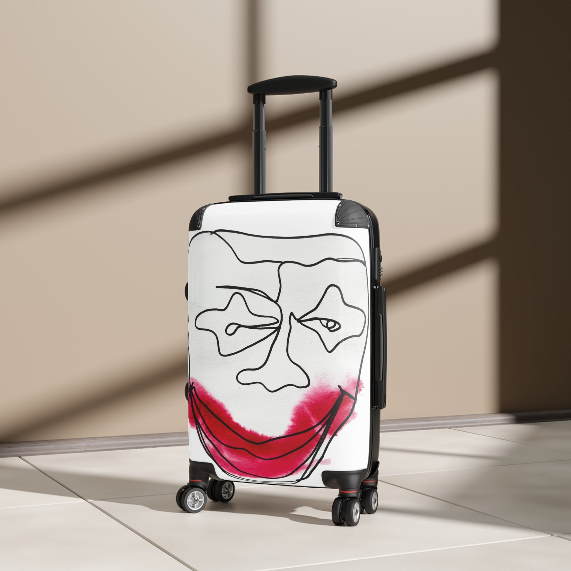 Poisonous Laugh - Stylish Travel Suitcase for All Your Needs - DANA Shop - Bags 360-degree swivel wheels - Accessories