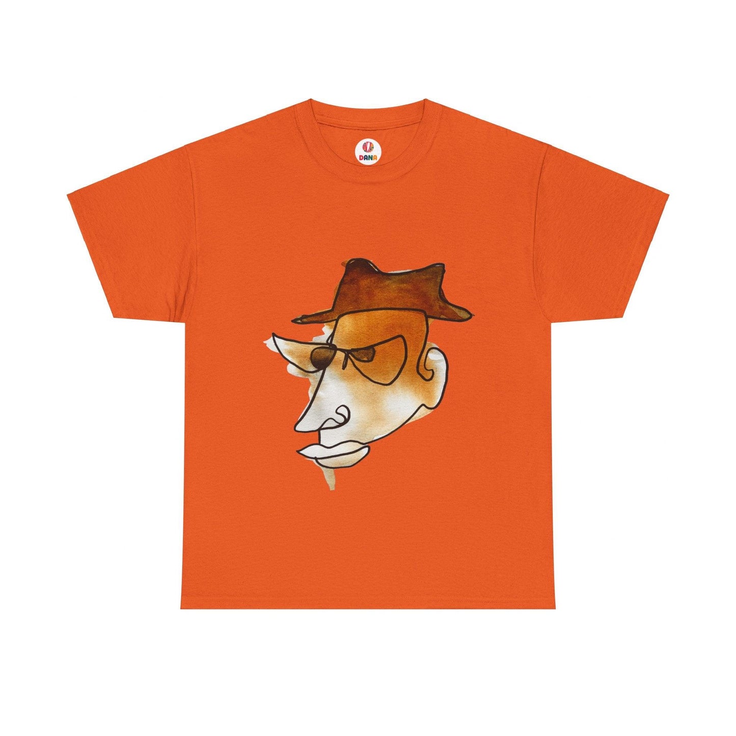 Explorer - Ultimate Comfort Unisex Cotton Tee - DANA Shop - T-Shirt - Orange - S 100% US cotton - Classic t-shirt