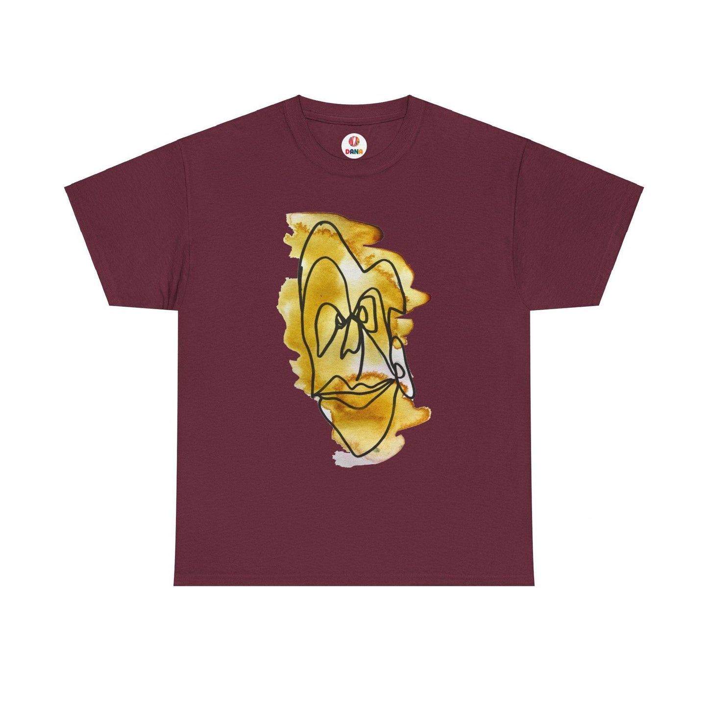 Thinking - Ultimate Comfort Unisex Cotton Tee - DANA Shop - T-Shirt - Maroon - S 100% US cotton - Classic fit