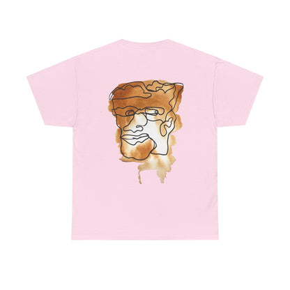 Think About It - Heavy Cotton T-shirt - DANA Shop - T-Shirt - Light Pink - S Crew neck - Men's Clothing