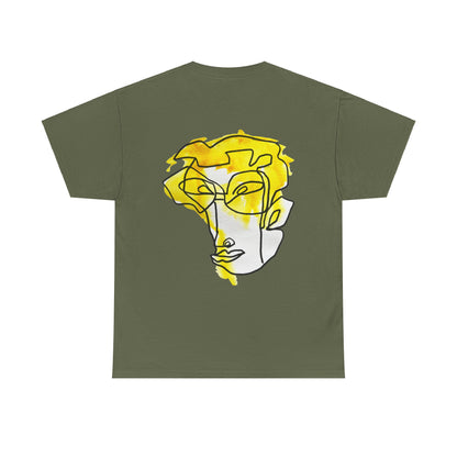 Foresight - Unisex Heavy Cotton Tee: Comfort & Style - DANA Shop - T-Shirt - Military Green -S - 100% US Cotton - Casual Wear