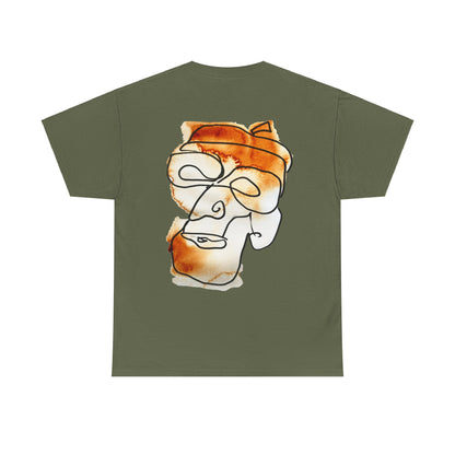 In the Future - Heavy Cotton T-shirt - DANA Shop - T-Shirt - Military Green - S Crew neck - DTG - Men's Clothing