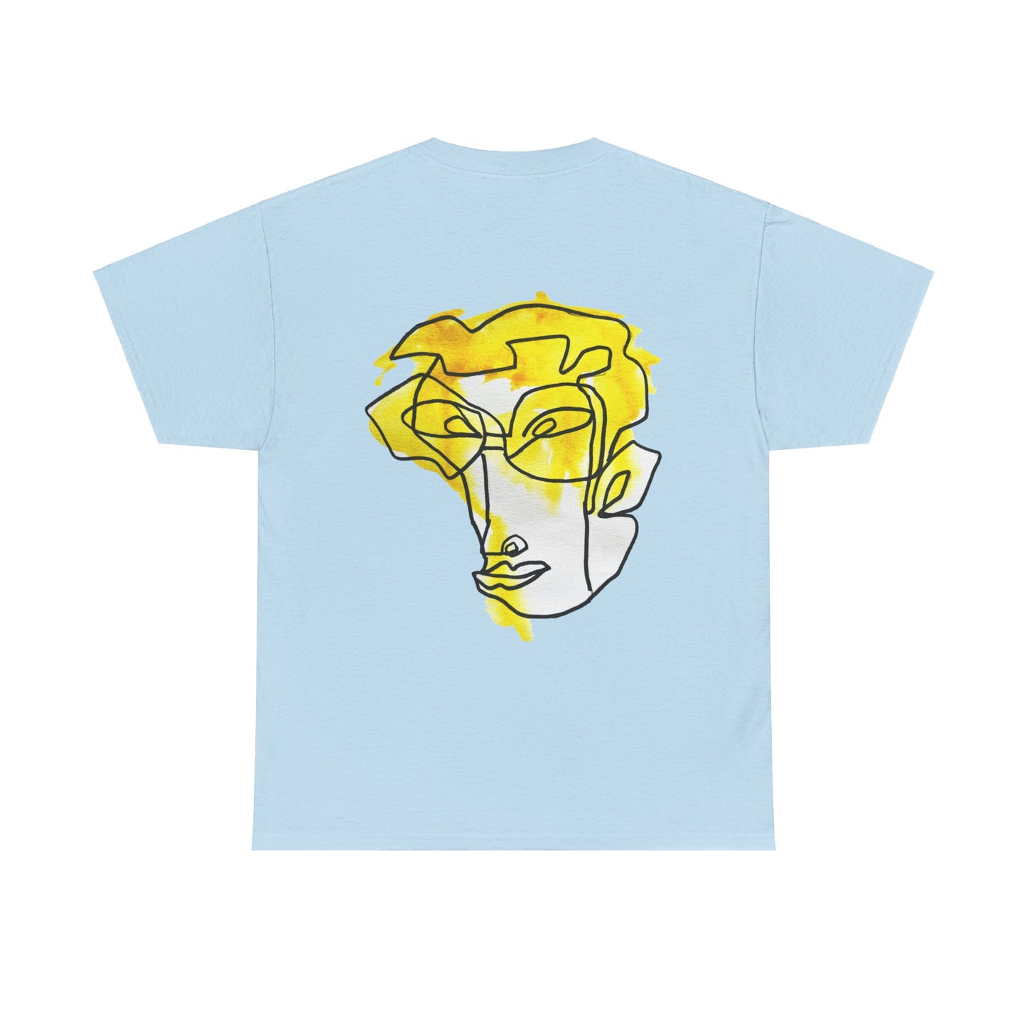 Foresight - Unisex Heavy Cotton Tee: Comfort & Style - DANA Shop - T-Shirt - Light Blue - S - 100% US Cotton - Casual Wear