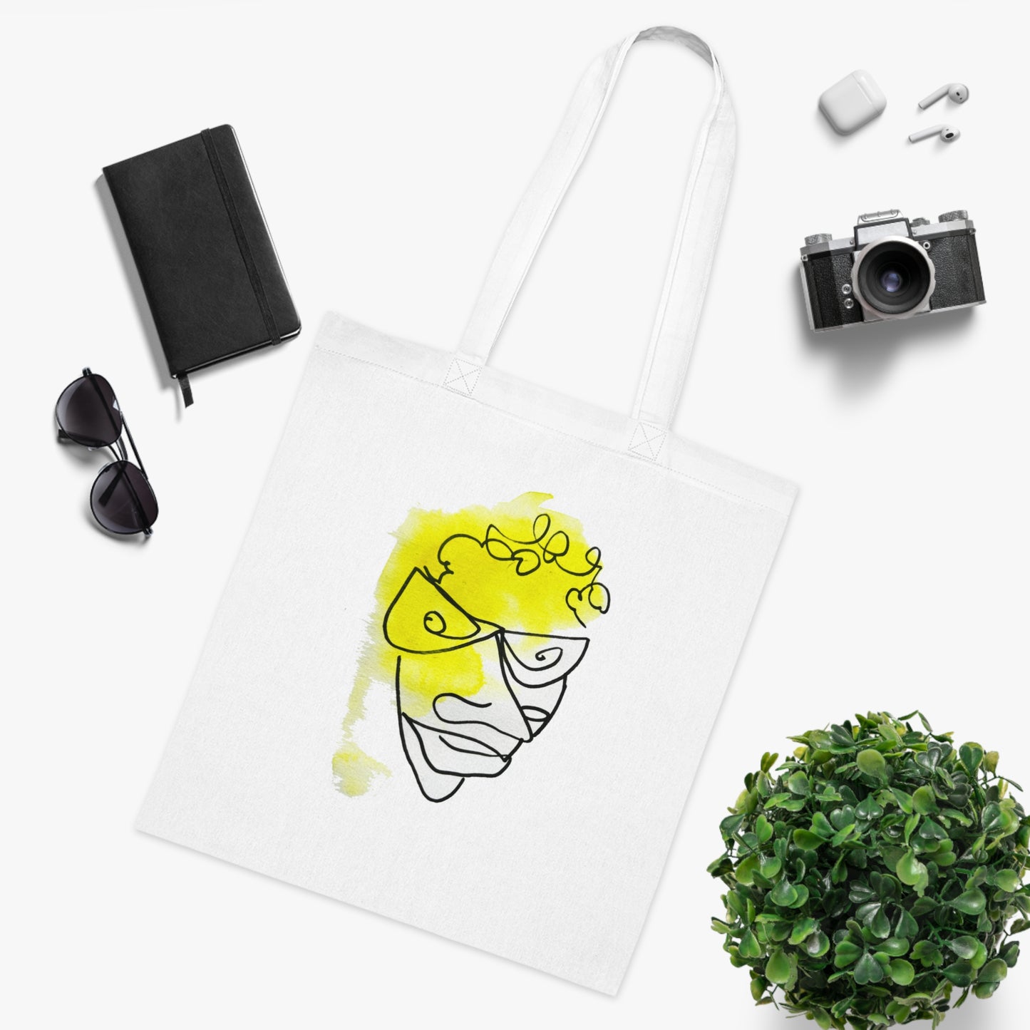 Mindful - Versatile 100% Cotton Tote: Vibrant Colors, Light & Practical - DANA Shop