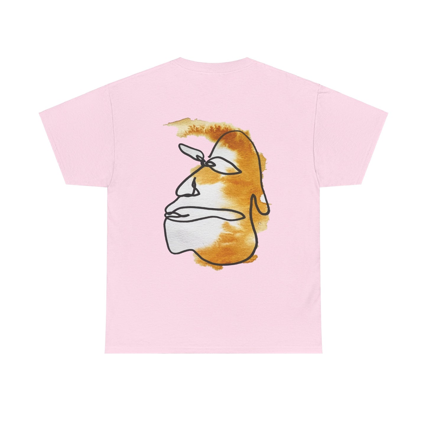 Thinking - Unisex Heavy Cotton Tee: Comfort & Style - DANA Shop - T-Shirt - Light Pink - S 100% US Cotton - Casual Wear