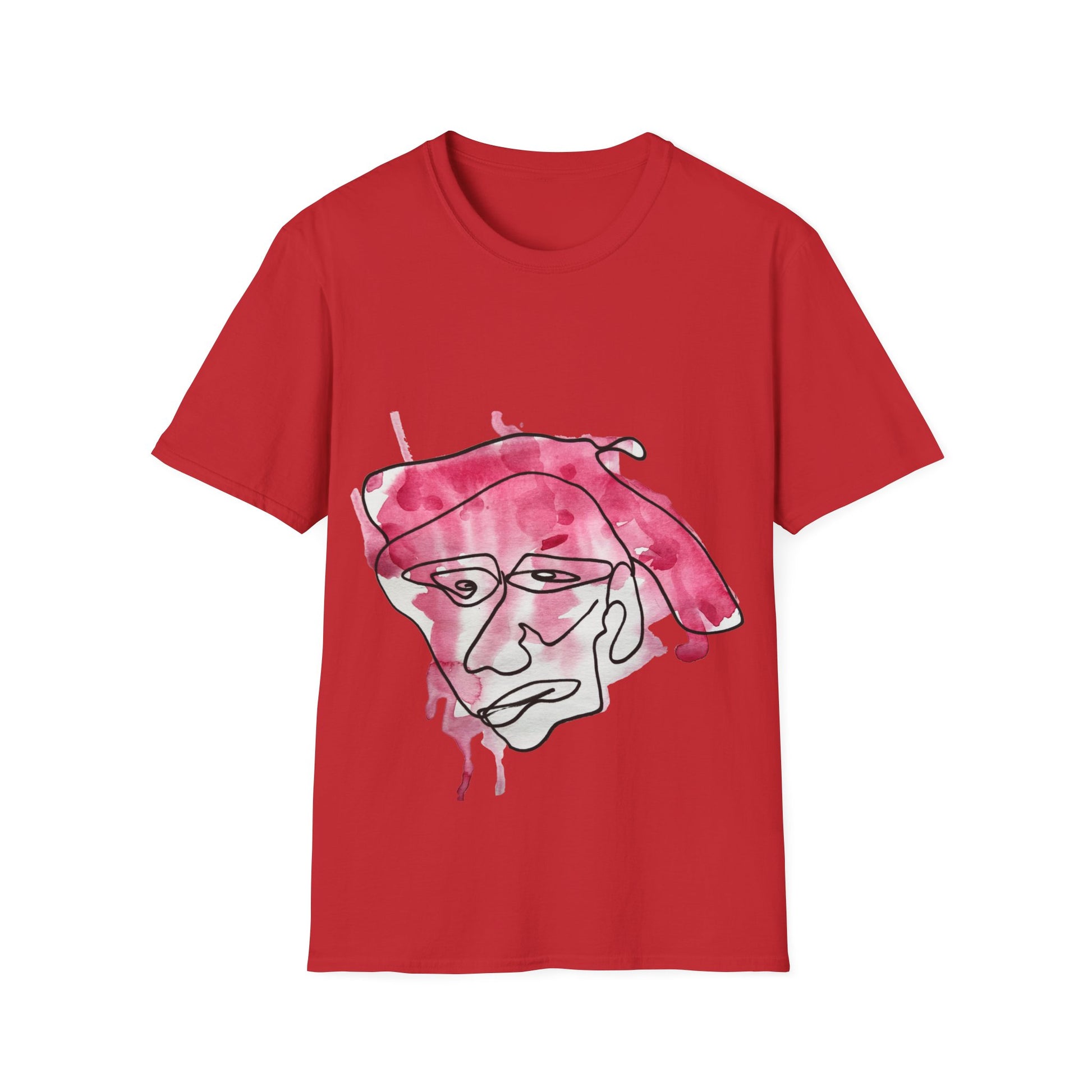 Calm Down - Ultra-Soft Unisex Cotton T-Shirt - Durable & Stylish - DANA Shop - T-Shirt - Red - S Casual wear - Classic fit