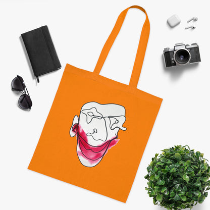 Let's Laugh - Versatile 100% Cotton Tote: Vibrant Colors, Light & Practical - DANA Shop