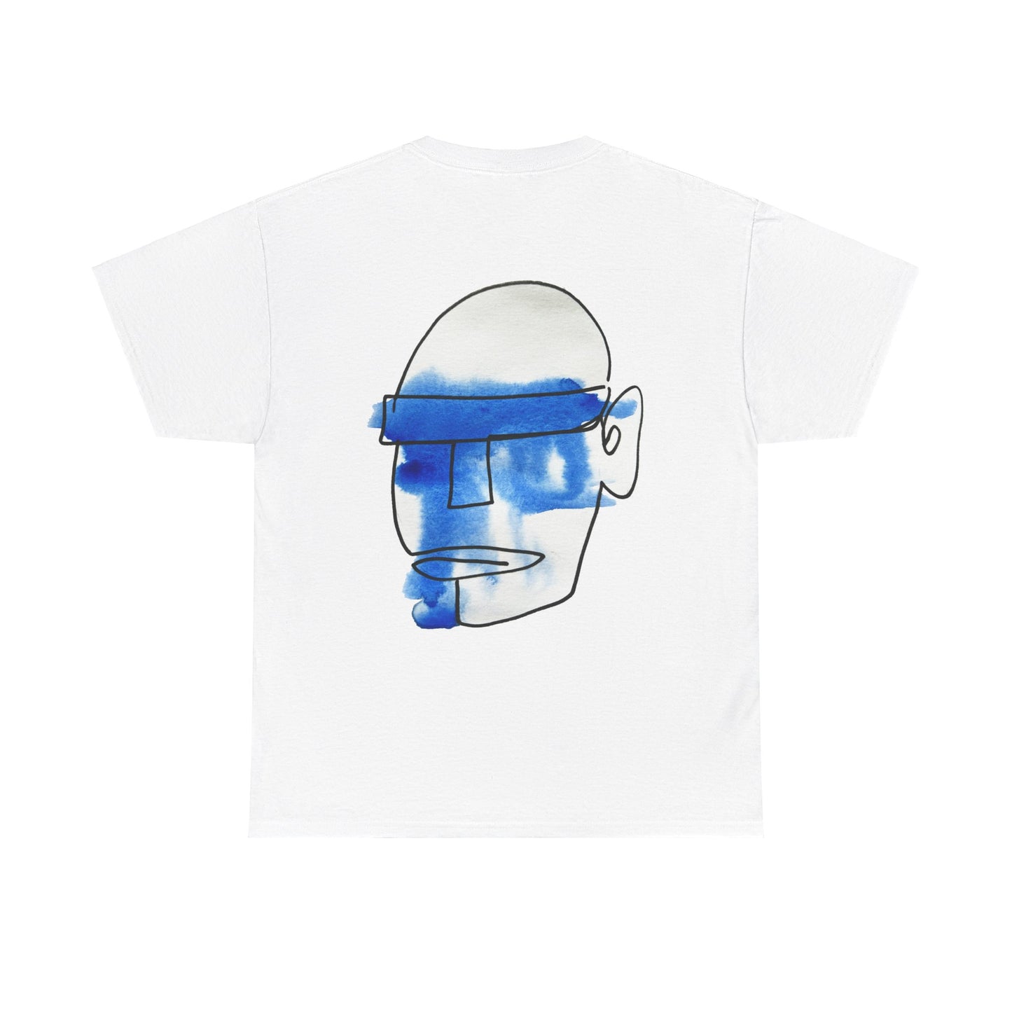 Mask - Unisex Heavy Cotton Tee: Comfort & Style - DANA Shop - T-Shirt - White - S 100% US Cotton - Casual to Semi-Formal Tee