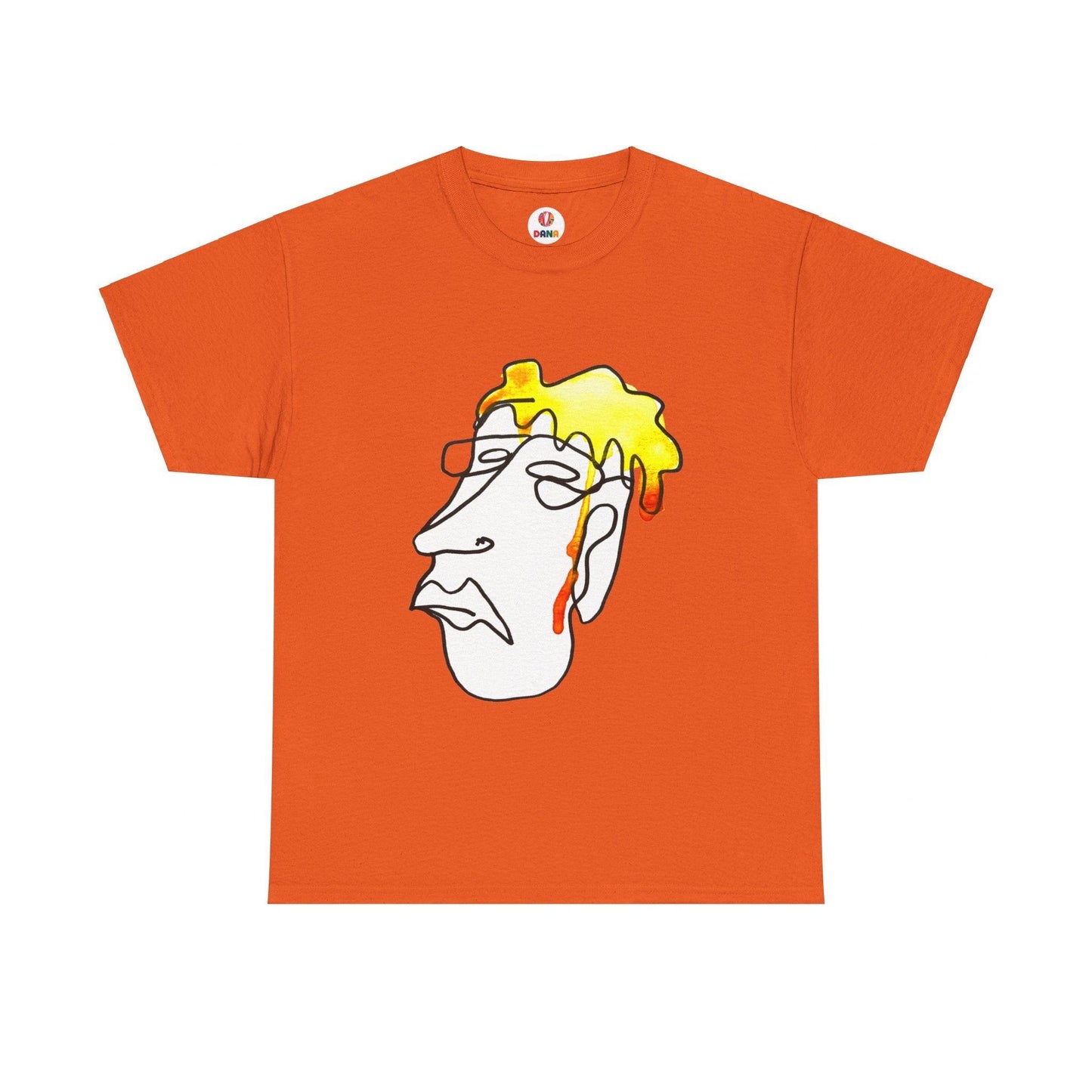 Studious - Ultimate Comfort Unisex Cotton Tee - DANA Shop - T-Shirt - Orange - S 100% US cotton - Classic t-shirt