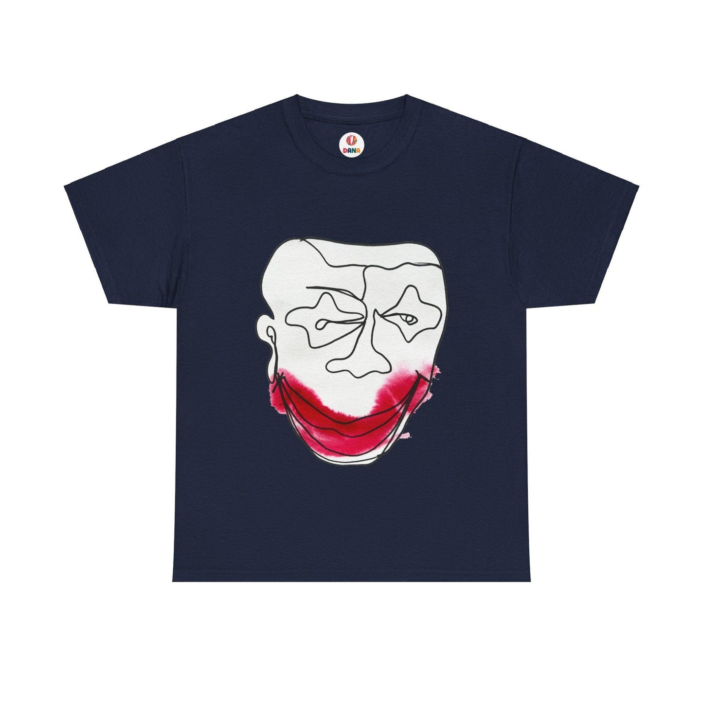 Poisonous Laugh - Ultimate Comfort Unisex Cotton Tee - DANA Shop - T-Shirt - Navy - S 100% US cotton - Classic fit