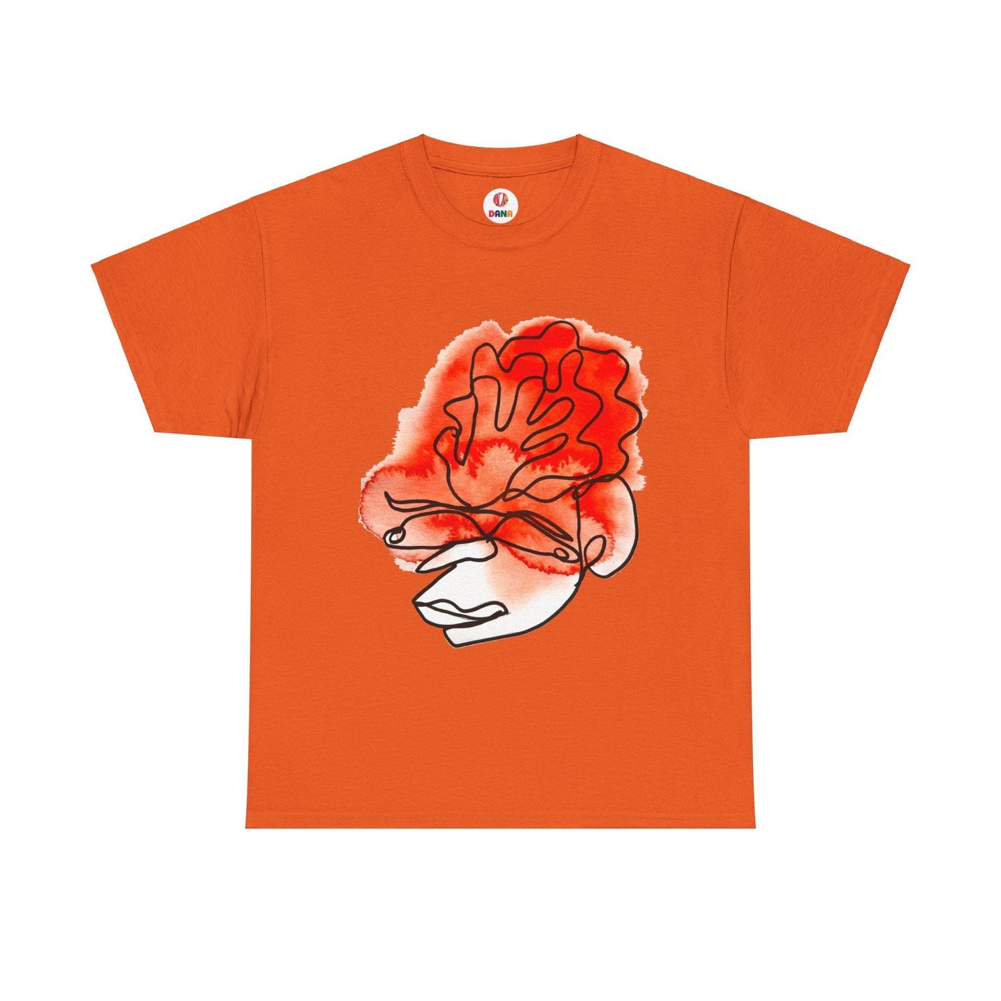 Wrapped - Ultimate Comfort Unisex Cotton Tee - DANA Shop - T-Shirt - Orange - S 100% US cotton - Classic t-shirt