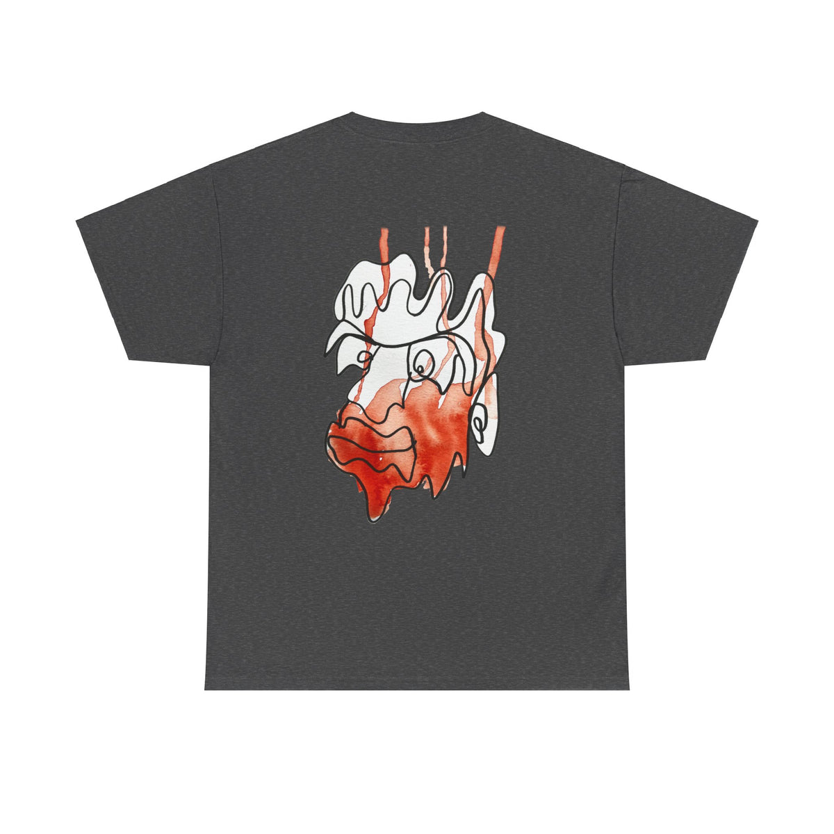 Amazed - Unisex Heavy Cotton Tee: Comfort & Style - DANA Shop - T-Shirt - Dark Heather - S - Casual to Semi-Formal Tee