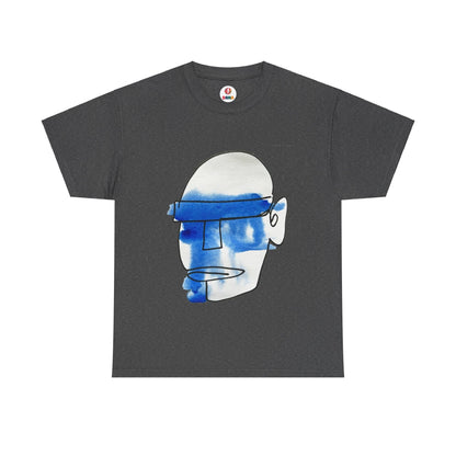 Mask - Ultimate Comfort Unisex Cotton Tee - DANA Shop - T-Shirt - Dark Heather - S 100% US cotton - Classic t-shirt