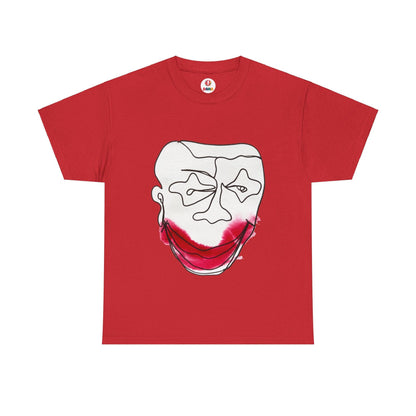 Poisonous Laugh - Ultimate Comfort Unisex Cotton Tee - DANA Shop - T-Shirt - Red - S 100% US cotton - Classic fit