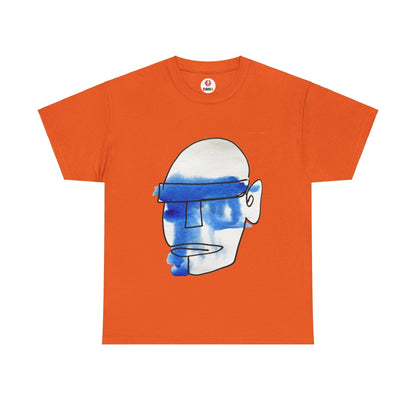 Mask - Ultimate Comfort Unisex Cotton Tee - DANA Shop - T-Shirt - Orange - S 100% US cotton - Classic t-shirt