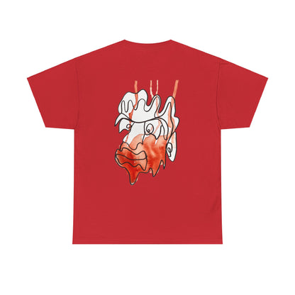 Amazed - Unisex Heavy Cotton Tee: Comfort & Style - DANA Shop - T-Shirt - Red - S - Casual to Semi-Formal Tee